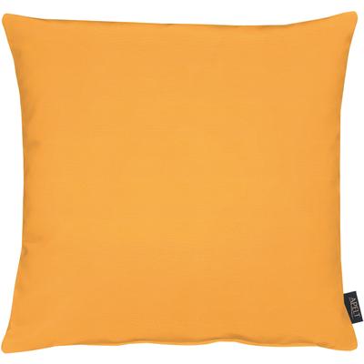 Dekokissen APELT "4362 Rips Uni" Gr. 1, orange (orange, unifarben), B:39cm L:39cm, Mischgewebe, Dekokissen_Sitzkissen_Kissenhüllen, Kissenhülle mit Füllung, 1 Stück Image