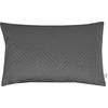 Dekokissen TOM TAILOR HOME "French Velvet Ultra", grau (grau, unifarben, gesteppt), B:50cm L:30cm, Polyester, Dekokissen_Sitzkissen_Kissenhüllen, aus weichem Micro-Velvet, Kissenhülle ohne Füllung, 1 Stück