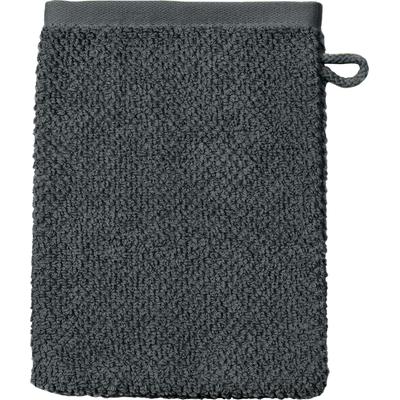 Waschhandschuh ROSS "SELECTION", grau (anthrazit), B:16cm L:21cm, Frottier, Handtücher (Packung), 100 % Bio-Baumwolle Image