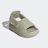 Badesandale ADIDAS ORIGINALS "ADIFOM ADILETTE KIDS", Gr. 27, grau (putty grau, putty grau, putty grau), Synthetik, Textil, sportlich, Schuhe, für Kinder