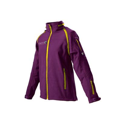 Softshelljacke DEPROC ACTIVE "STANLEY PEAK WOMEN", Damen, Gr. 46 (L), lila, 96% Polyester; 4% Elastan, sportlich, Langarm mit Gummizug,mit verstellbarem Klettverschluss, Jacken Outdoorbekleidung Softshelljacke Sportbekleidung Übergangsjacke,... Image