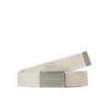 Stoffgürtel JACK & JONES "JACLONDON WOVEN BELT NOOS", Damen, Gr. 80, gelb (moonbeam), Microfaser, unifarben, modisch, Gürtel
