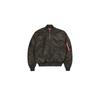 Bomberjacke ALPHA INDUSTRIES "Alpha Industries Men - Bomber Jackets MA-1 VF Vintage Fit 59", Herren, Gr. XL, schwarz (schwarz olive), Obermaterial: 100% Nylon, Futter: 100% Nylon, Füllung: 100% Polyester, Jacken