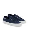 Sneaker SUPERGA "3750 LEGGERA", Gr. 41, blau (navy), Textil, sportlich, Schuhe