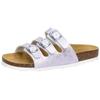 Pantolette LICO "Pantolette Bioline Kids", Gr. 30, lila, Synthetik, Schuhe