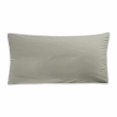 Kissenbezug IRISETTE "Porto 20", grau (kiesel), B:40cm L:80cm, Baumwolle, Polyester, Obermaterial: 95% Baumwolle, 5% Elasthan, Kissenbezüge, besonders elastisch, weich, pflegeleicht und bügelfrei Image