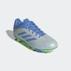 Fußballschuh ADIDAS PERFORMANCE "COPA PURE 3 CLUB KIDS FG/MG", Gr. 35, halo blau, blau fusion, lucid lemon, Synthetik, sportlich, Schuhe