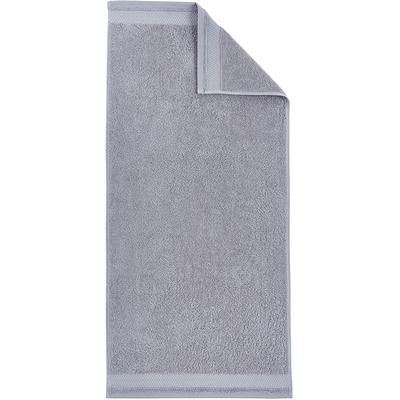Duschtuch DYCKHOFF "Gloss", silber, B:70cm L:140cm, Frottier, Baumwolle, Handtücher (Packung), mit edler Glanzgarn Bordüre Image