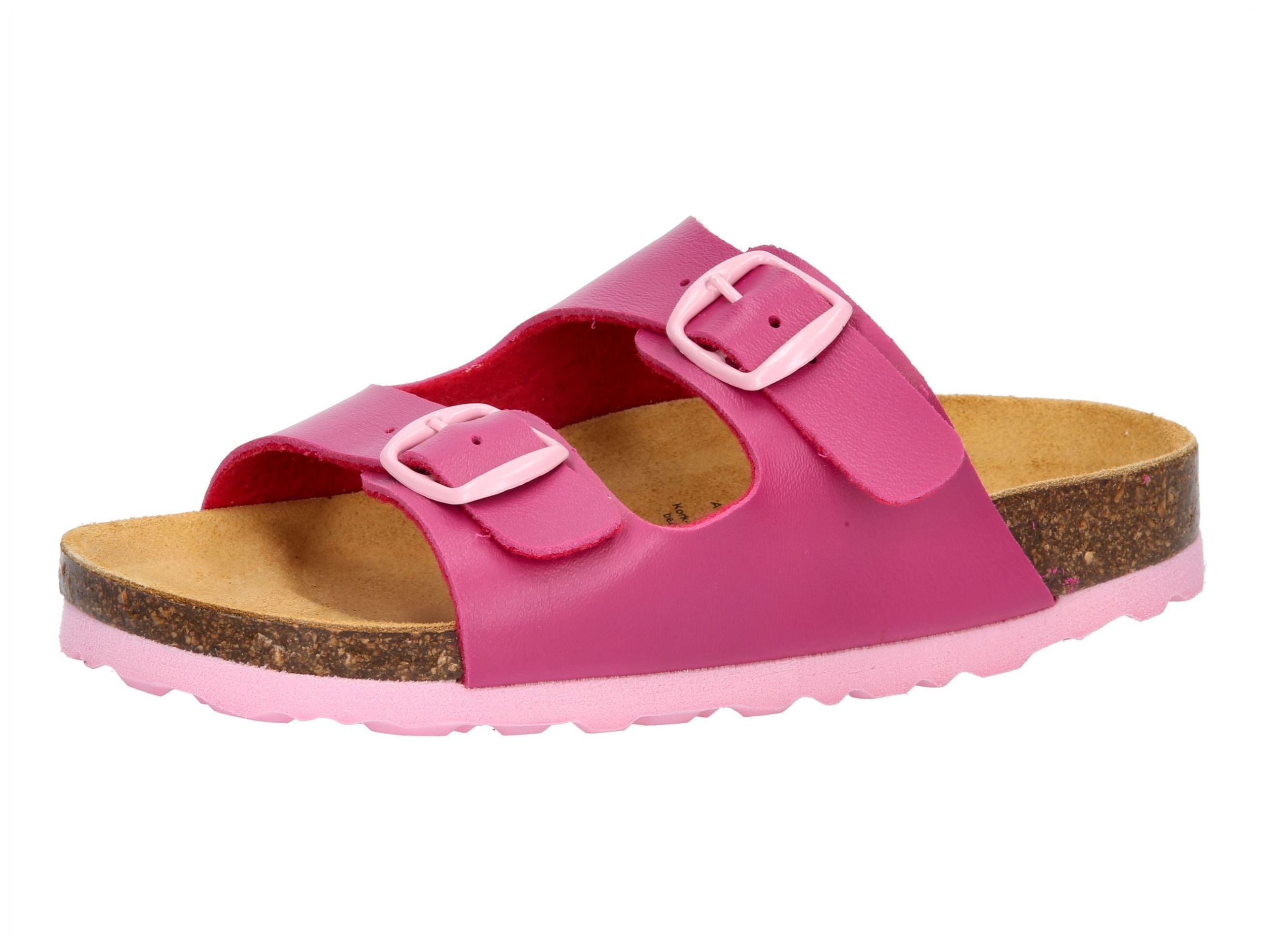 Hausschuh LICO "Pantolette Bioline Kids", Gr. 36, rosa, Synthetik, Schuhe Image