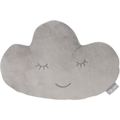 Babykissen ROBA "Lil Cuties, Wolke", Baby, grau (silbergrau, bestickt), Polyester, bestickt, Dekokissen_Sitzkissen_Kissenhüllen Image