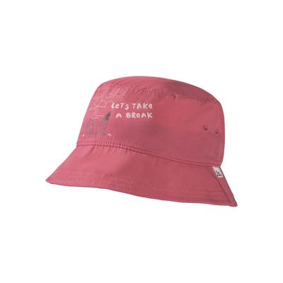 Sonnenhut JACK WOLFSKIN "AT HOME BUCKET HAT K", Kinder, Gr. S, pink (soft, pink), 1. OBERSTOFF: 100% POLYAMID 2. OBERSTOFF: 100% POLYESTER, Hüte Image