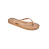 Sandale ROXY "Viva Sparkle", Gr. 8,5(39), braun (bronze), Obermaterial: 98% Synthetikmaterial, 2% Metall / Futter: 100% Synthetikmaterial / Außensohle: 100% Moosgummi, Schuhe