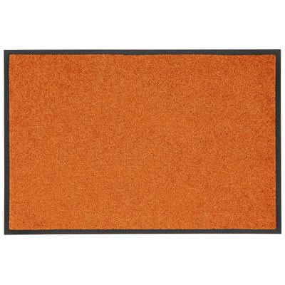 Fußmatte "Trend Uni, Schmutzfangmatte, waschbar" Gr. 15, orange, B:40cm H:7mm L:60cm, Kunstfaser, WASH+DRY BY KLEEN-TEX, Teppiche, rutschhemmend, In- und Outdoor geeignet, auch als Läufer erhältlich Image