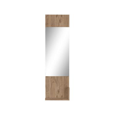 Spiegelpaneel INOSIGN "Kosmo", braun (wiking eiche), B:32cm H:114cm T:16,5cm, FSC-zertifizierter Holzwerkstoff, Spiegel, Breite 32 cm, mit 1 Ablage Image