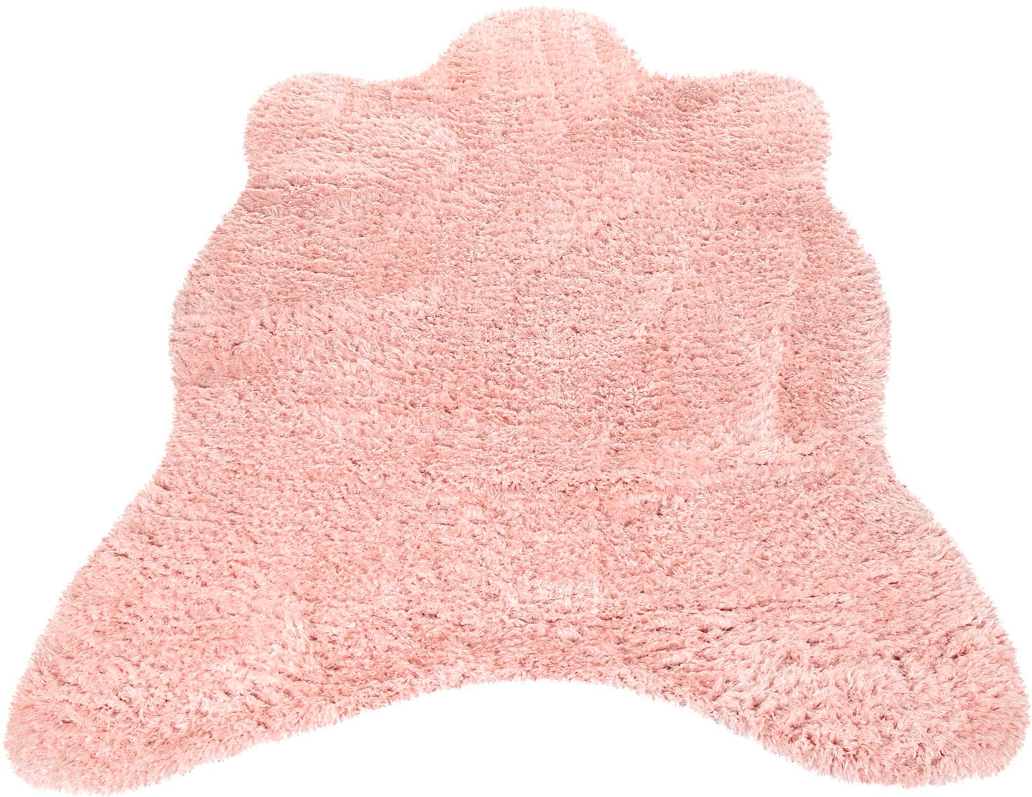 Fellteppich PACO HOME "Zotty 450", pink, B:80cm H:54mm L:120cm, Kunstfaser, Teppiche, Fellteppich, Kunstfell, weicher Hochflor, einfarbig, auch als Bettvorleger geeignet Image