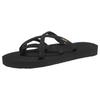 Zehentrenner TEVA "Olowahu W´s", Gr. 40, schwarz (mix, on, schwarz), Textil, sportlich, Schuhe