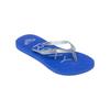 Sandale ROXY "Viva Sparkle", Gr. 34, blau (dazzling blau), Obermaterial: 98% Synthetikmaterial, 2% Metall / Futter: 100% Synthetikmaterial / Außensohle: 100% Moosgummi, Schuhe