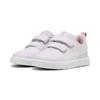Sneaker PUMA "COURTFLEX V3 V INF", Gr. 24, lila frost, puma weiß, rose mauve, Synthetik, unifarben, sportlich, Schuhe, für Kinder