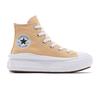 Sneaker CONVERSE "CHUCK TAYLOR ALL STAR MOVE PLATFORM", Gr. 28, coastal dune, weiß, Textil, sportlich, Schuhe