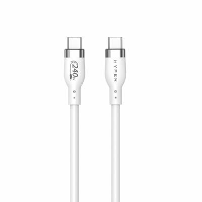 TARGUS USB-Kabel "Silicone USB-C Lade-Kabel 1 m 240W", weiß, 100cm, Kabel Image