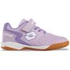 Hallenschuh LOTTO, Kinder, Gr. 28, lila, violet, Synthetik, mehrfarbig, sportlich, Schuhe, - auch für den Hallensport