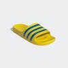 Badesandale ADIDAS SPORTSWEAR "AQUA ADILETTE", Gr. 38, gelb, bright royal, gelb, Synthetik, sportlich, Schuhe