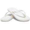 Zehentrenner CROCS "Crocs Flip", Damen, Gr. 48, weiß, Croslite, unifarben, casual, Schuhe, Badeschuh, Sandale, Sommerschuh mit weichem Zehensteg
