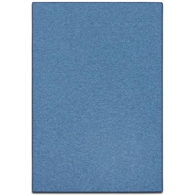 Teppich MY HOME "Blackburn", blau (hellblau), B:67cm H:4mm L:350cm, Kunstfaser, Teppiche Image