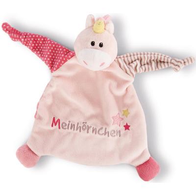 Schmusetuch NICI "My First NICI Kollektion, Einhorn Stupsi, Meinhörnchen", Baby, rosa, Polyester, Schnuffeltücher, mit aufgestickten Augen