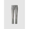 Straight-Jeans PEPE JEANS "GEN", Damen, Gr. 27, Länge 30, dirty grau used, Web, Obermaterial: 92% Baumwolle, 6% Polyester, 2% Elasthan, casual, slim fit, Jeans, in schöner Qualtät mit geradem Bein und Doppel-Knopf-Bund