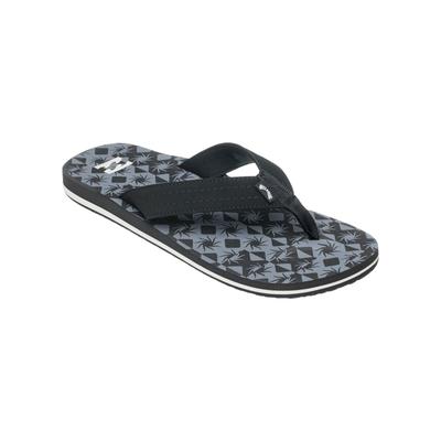 Badesandale BILLABONG "All Day Theme", Gr. 9(42), char, Obermaterial: 60% PU, 30% Polyester, 10% Baumwolle / Futter: 100% Polyester / Innensohle: 100% EVA / Zwischensohle: 100% EVA / Außensohle: 100% EVA, Schuhe Image