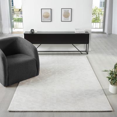 Teppich SEHRAZAT "Nora 5700", beige (creme), B:80cm H:8mm L:150cm, Kunstfaser, Teppiche, Sanfte Farben,modernes Design,langlebig,Eleganz trifft Komfort Image