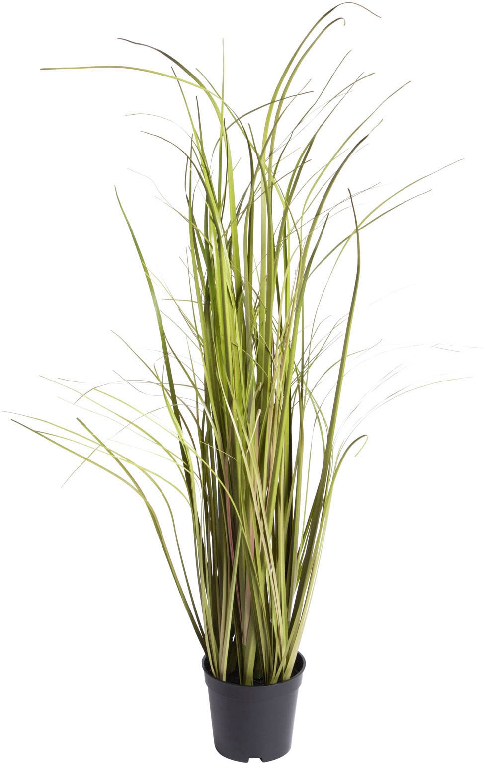 Kunstgras BOTANIC-HAUS "Grasarrangement Arusha", bunt (grün, hellbraun), B:35cm H:75cm T:35cm Ø:35cm, Kunststoff, Kunstpflanzen Image