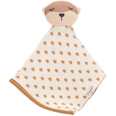 Schmusetuch STERNTALER "Stay true to nature, Strick-Schmusetuch Otti", Baby, braun (braun, beige), Schnuffeltücher Image