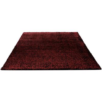 Hochflor-Teppich ESPRIT "Cosy Glamour 2.0", rot (rot, braun), B:57cm H:40mm L:86cm, Polypropylen (PP), Teppiche, Langflor, Shaggy, Wohnzimmer Image