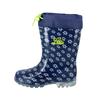 Gummistiefel LICO "Stiefel Power Blinky", Gr. 25, blau, Synthetik, Schuhe