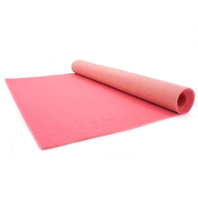 Läufer "PODIUM, Made in Belgium", rosa (altrosa), B:100cm H:2,6mm L:300cm, Polypropylen (PP), PRIMAFLOR-IDEEN IN TEXTIL, Teppiche, Breite 100 cm, robuster Nadelfilz, Uni-Farben Image