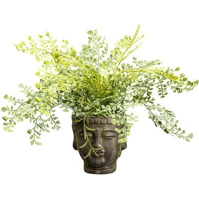 Kunstpflanze CREATIV GREEN "Adianthumbusch", grün, H:35cm, Kunstpflanzen, im außergewöhnlichen Gefäß