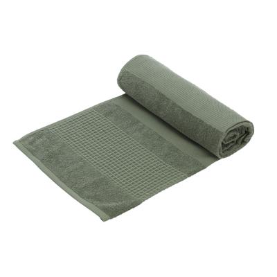 Hamamtuch VOSSEN "Shallow", grün (detox grün), B:67cm L:180cm, Waffelpiquu00e9, Baumwolle, Handtücher (Packung), Yogatuch - passend für jede Matte Image