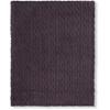 Plaid DESCANSO "Jacquard teddy", grau (anthrazit), B:130cm L:160cm, Wohndecken, Weich, Kuscheldecke, Wohndecke, Teddy, Jacquard, in 2 Größen