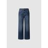 Gerade Jeans PEPE JEANS "STRAIGHT JEANS UHW", Damen, Gr. 26, Länge 30, used tiefblau, Denim/Jeans, Obermaterial: 100% Baumwolle, casual, straight fit knöchellang, Jeans, mit hohem Bund