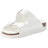 Sandale O'NEILL "HALEIWA SLIDER LOW JR", Gr. 30, weiß (sanftes weiß), Synthetik, sportlich, Schuhe