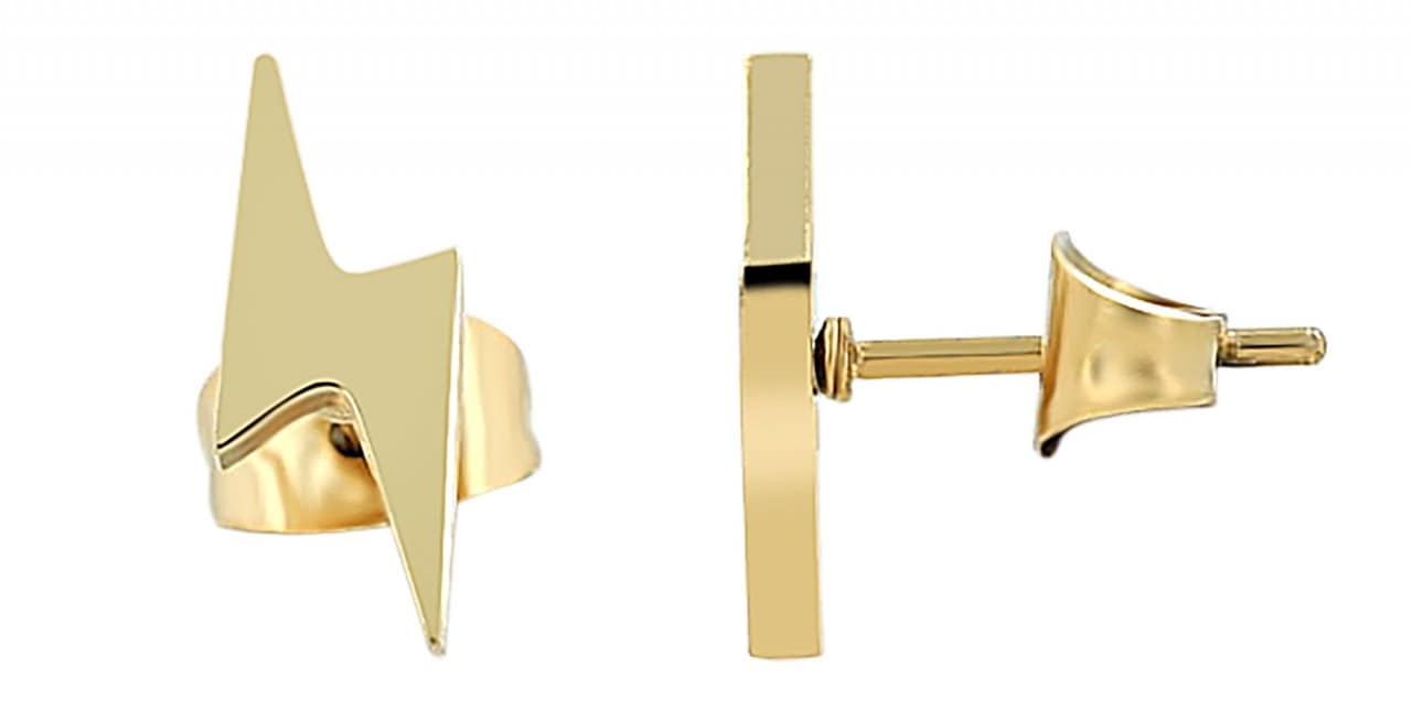 Paar Ohrhänger ADELIA´S "Damen Ohrstecker aus poliertem Edelstahl", silber, Ohrringe, Damen, Damen, Edelstahl Image