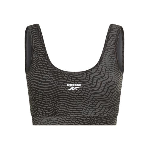 Sport-BH REEBOK, Damen, Gr. L, N-Gr, schwarz, Obermaterial: 93% Baumwolle, 7% Elasthan, sportlich, BHs