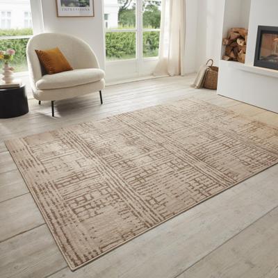 Teppich HANSE HOME "Sole", beige (creme,braun), B:120cm H:8mm L:170cm, Polypropylen (PP), Teppiche, Kurzflor, Läufer, Vintage, Wohnzimmer, Schlafzimmer, Esszimmer, Flur Image