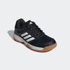 Hallenschuh ADIDAS PERFORMANCE "SPEEDCOURT IN KIDS", Gr. 34, schwarz-weiß (core schwarz, cloud weiß, gum10), Textil, Synthetik, sportlich, Schuhe
