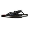 Zehentrenner TOMMY HILFIGER, Kinder, Gr. 30, schwarz, Polyester, casual, Schuhe, Slides, Sandale mit Zehensteg