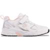 Sneaker LOTTO, Kinder, Gr. 27, rosa (weiß, rose), Synthetik, Kunstfaser, metallic, sportlich, Schuhe, - ohne Schnüren: mit Elastiksenkeln