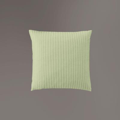 Kissenbezug IRISETTE "Lumen 8129", grün (lind), B:40cm L:40cm, Interlock-Jersey, Obermaterial: 100% Baumwolle, Kissenbezüge, hochwertig und traumhaft weich Image
