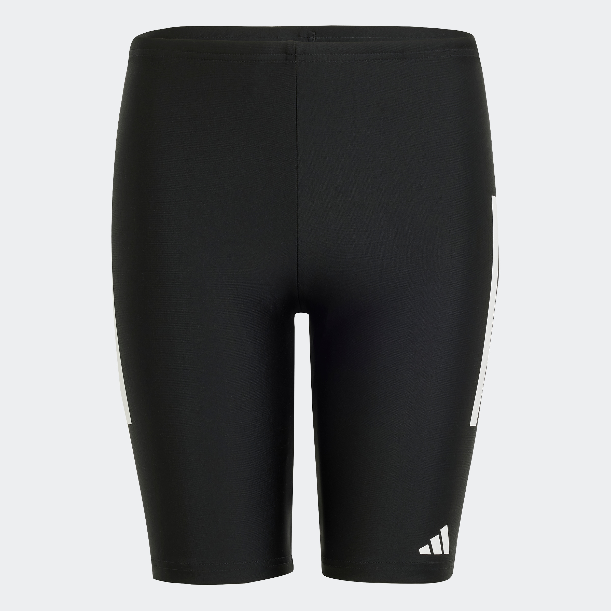 Badehose ADIDAS PERFORMANCE "3S BLD JAM Y", Kinder, Gr. 140, N-Gr, schwarz-weiß (schwarz, weiß), Obermaterial: 78% Polyamid, 22% Elasthan, Sportlich, Badehosen Image